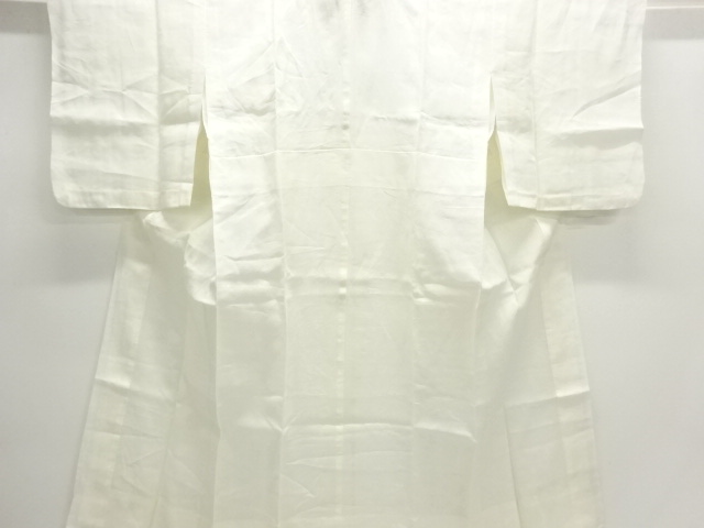 アンティーク　本麻透かし織撫子模様長襦袢